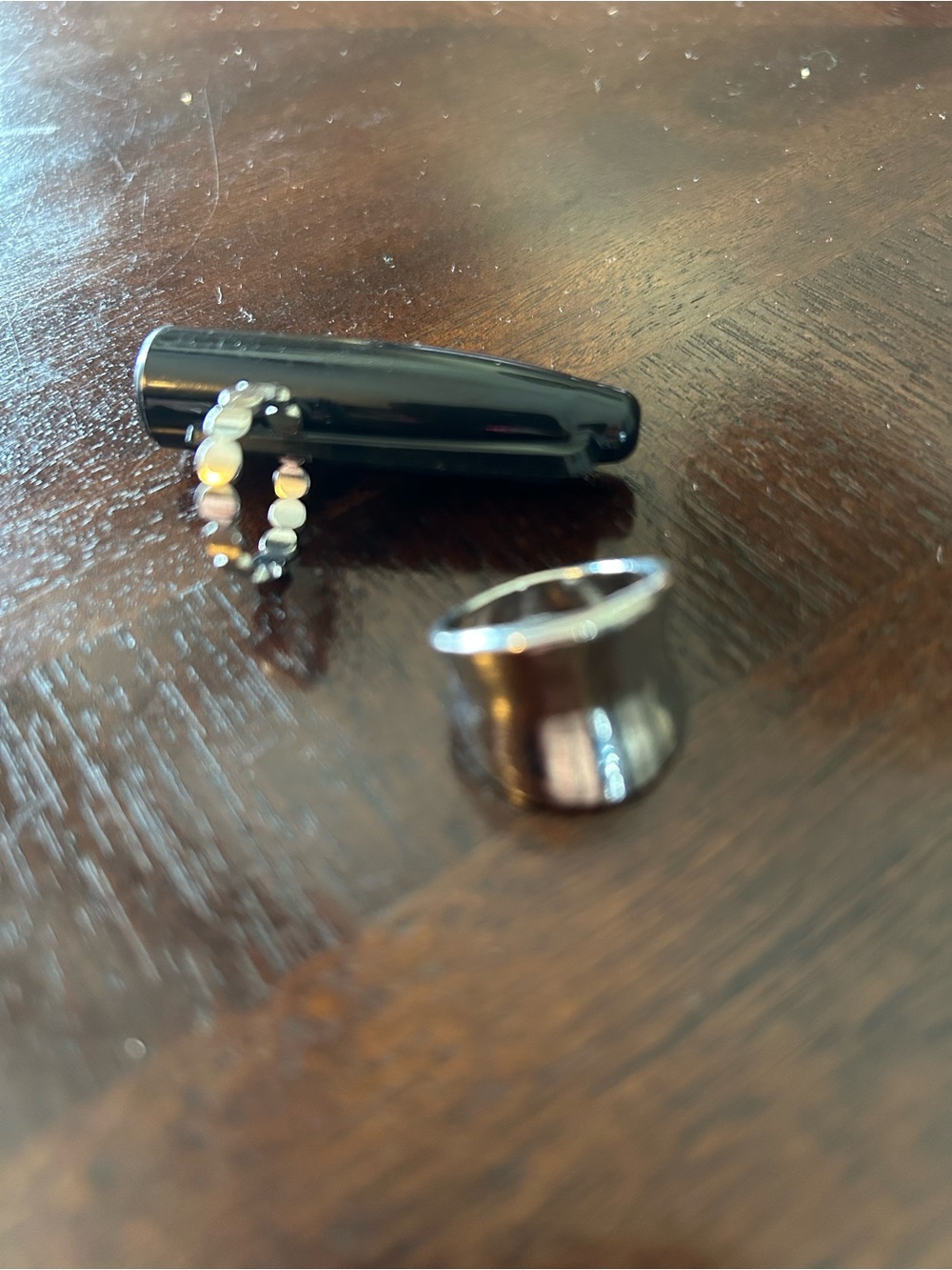5 silver rings - Picture 2 of 5